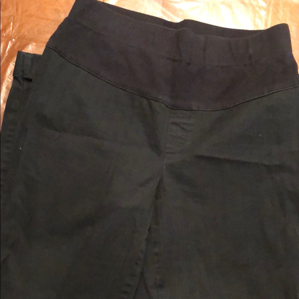 Black maternity dress pants